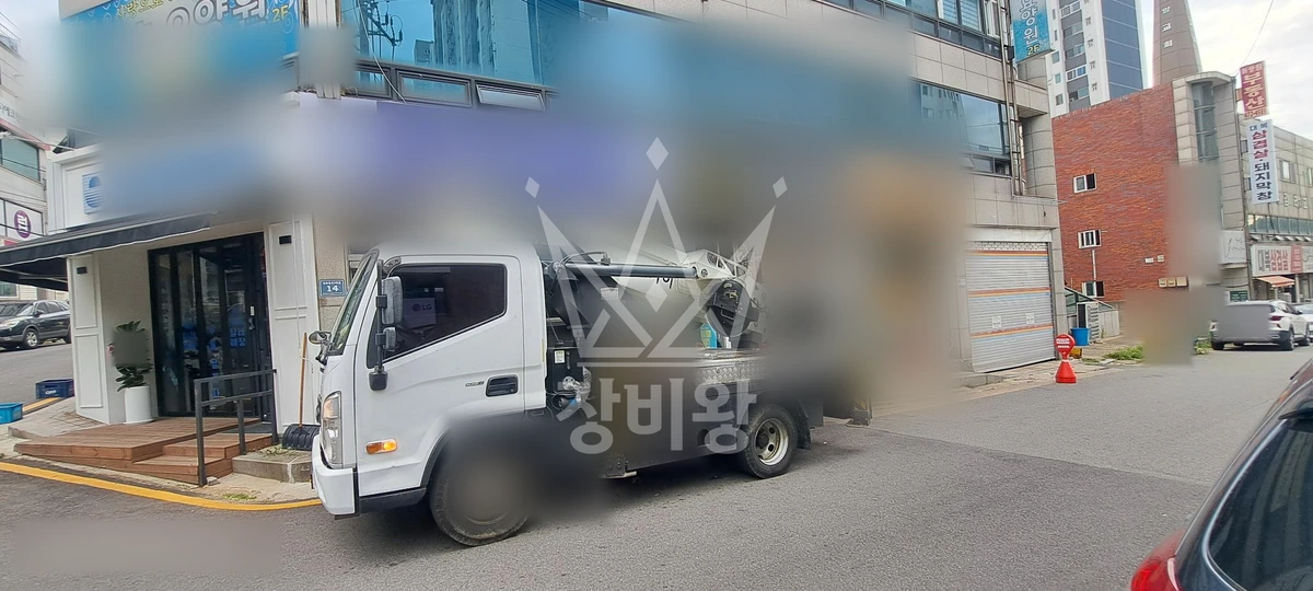 인천 남동구 남촌동 3.5톤 스카이차 작업 현장 도착사진