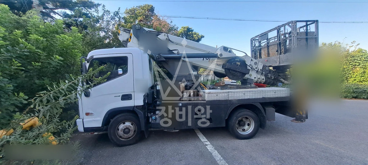 충남 천안시 서북구 성환읍 3.5톤 스카이차 작업 현장 도착사진