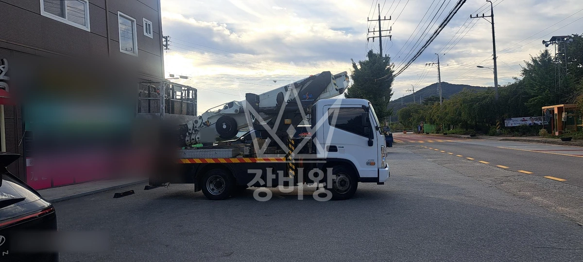 경기 안성시 양성면 3.5톤 스카이차 작업 현장 도착사진