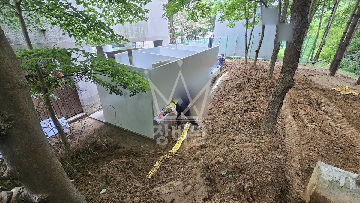 경기 의정부시 신곡동 포크레인(굴착기) 나라시작업 작업사진 1