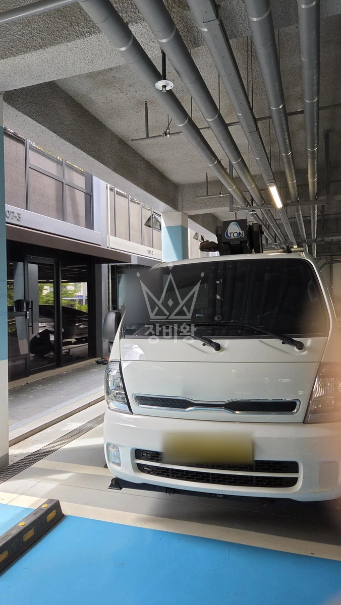 세종특별자치시 해밀동 1톤 스카이차 2층높이 빗물받이 우수관 작업 작업완료사진 1