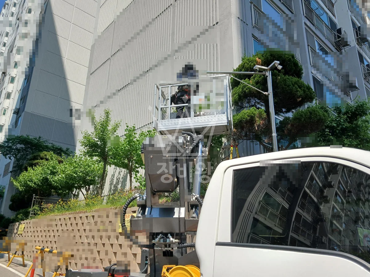 인천 남동구 만수동 1톤 스카이차 외곽 카메라 3대 장착 작업사진 2
