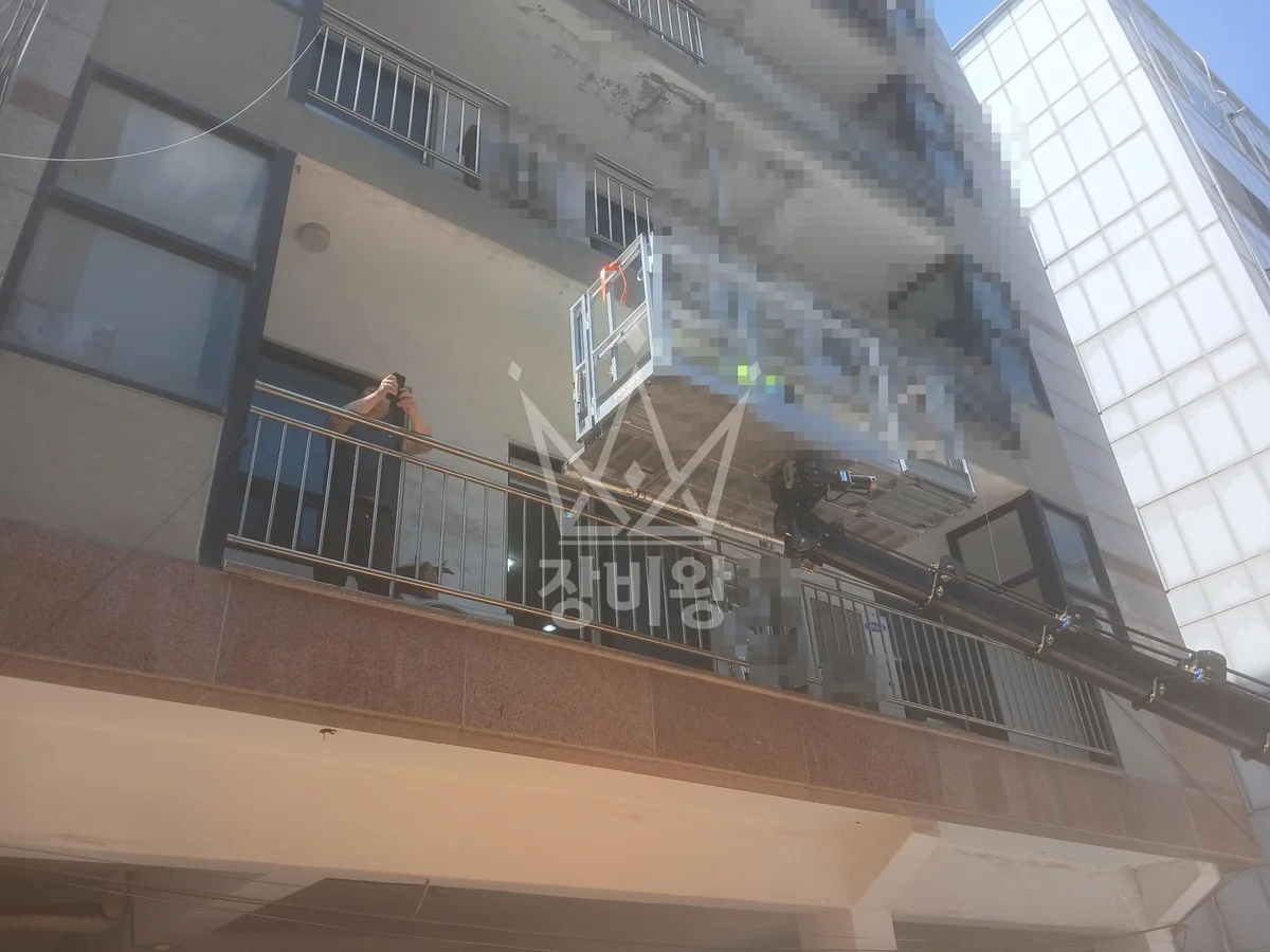 서울 강남구 개포동 1톤 스카이차 2층-비닐막설치 작업사진 3