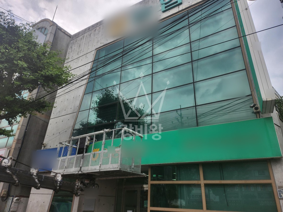 경북 안동시 평화동 3.5톤 스카이차 간판 작업사진 3