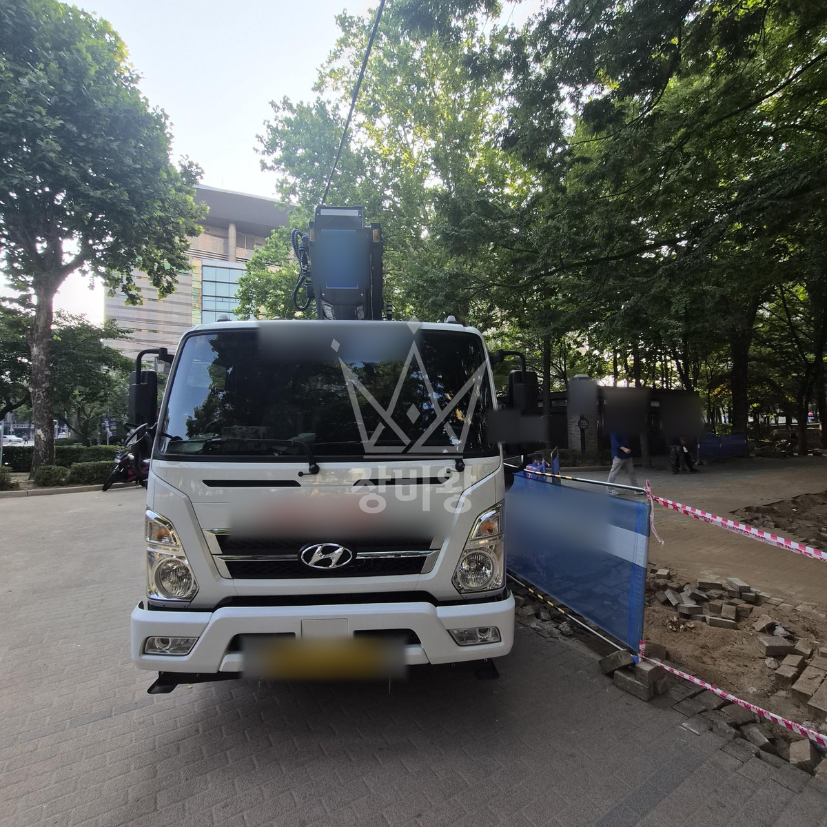 서울 구로구 구로동 3.5톤 스카이차 작업 현장 도착사진