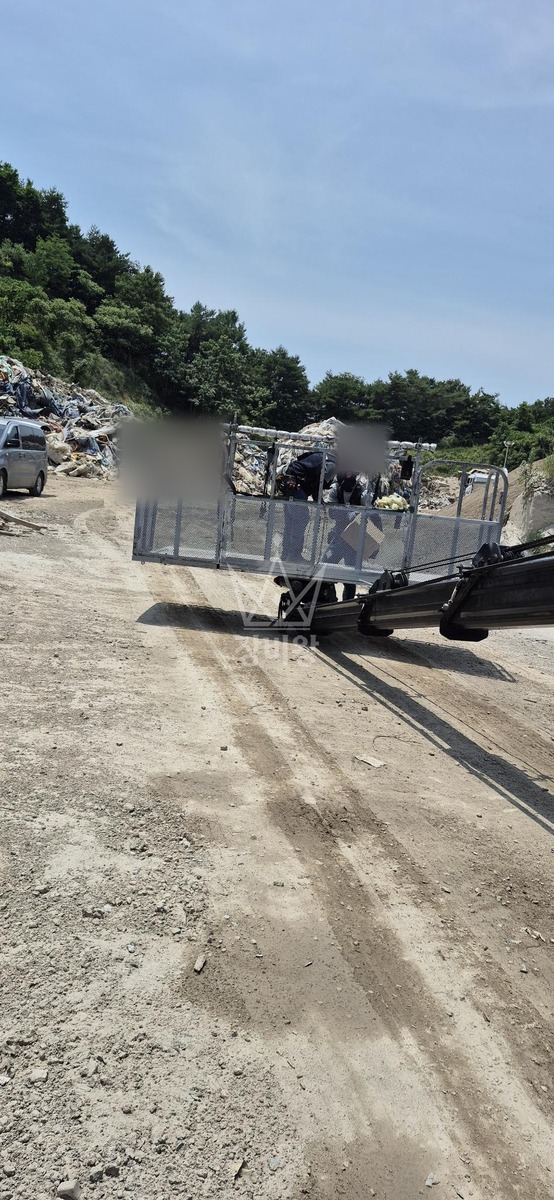 충남 공주시 이인면 3.5톤 스카이차 cctv 설치 작업사진 3