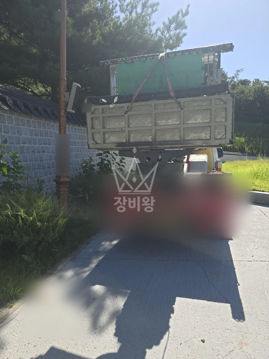 전남광주 북구 운정동 1톤 스카이차 국기봉 와이어 줄 교체 작업완료사진 1