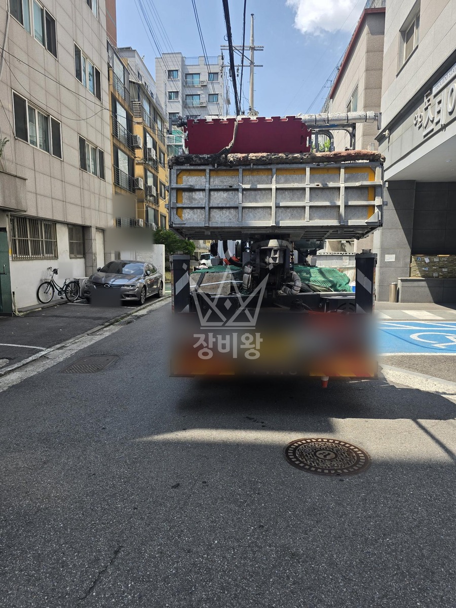 서울 영등포구 영등포동7가 3.5톤 스카이차 작업 현장 도착사진