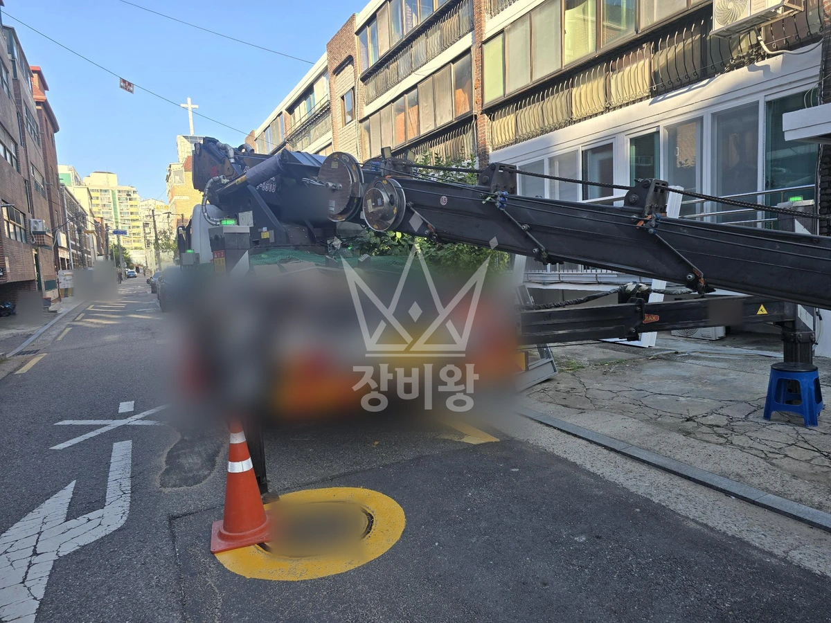 서울 양천구 신월동 3.5톤 스카이차 작업 현장 도착사진