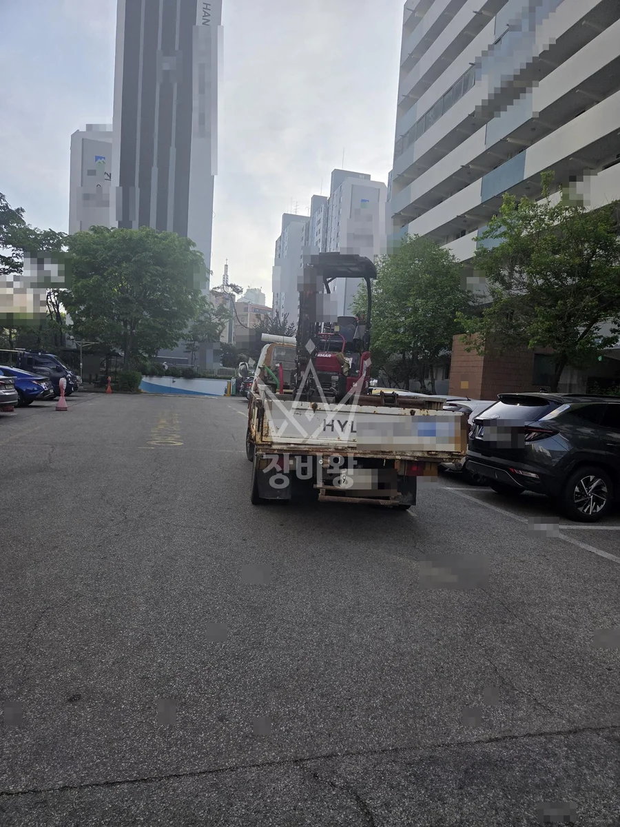 경기 의정부시 신곡동 굴착기(포크레인) 작업 현장 도착사진