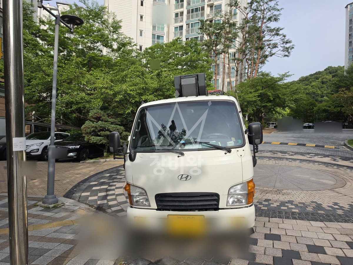 경기 성남시 분당구 판교동 2.5톤 스카이차 작업 현장 도착사진