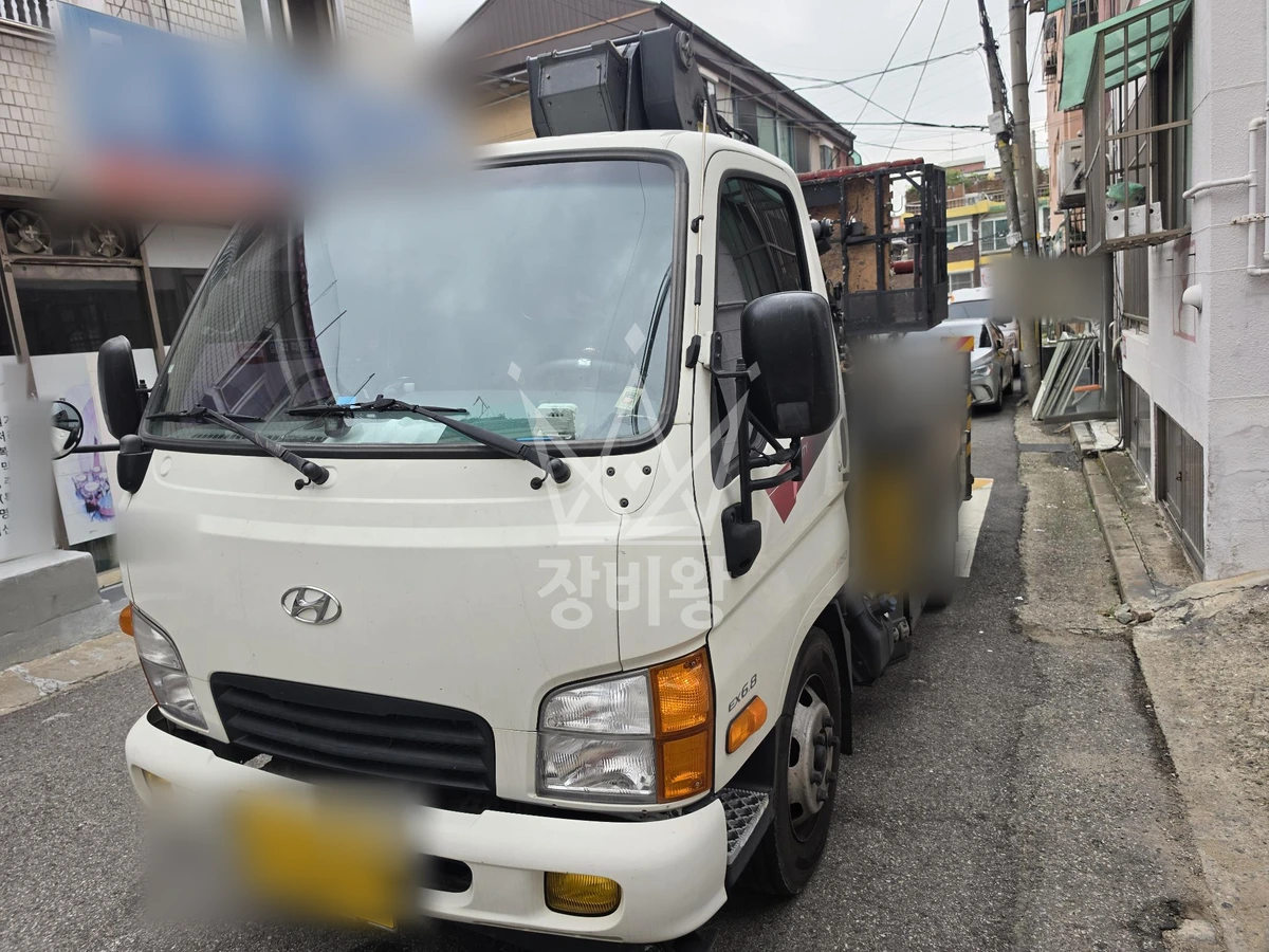 인천 남동구 간석동 2.5톤 스카이차 빗물받이 제거 작업완료사진 1
