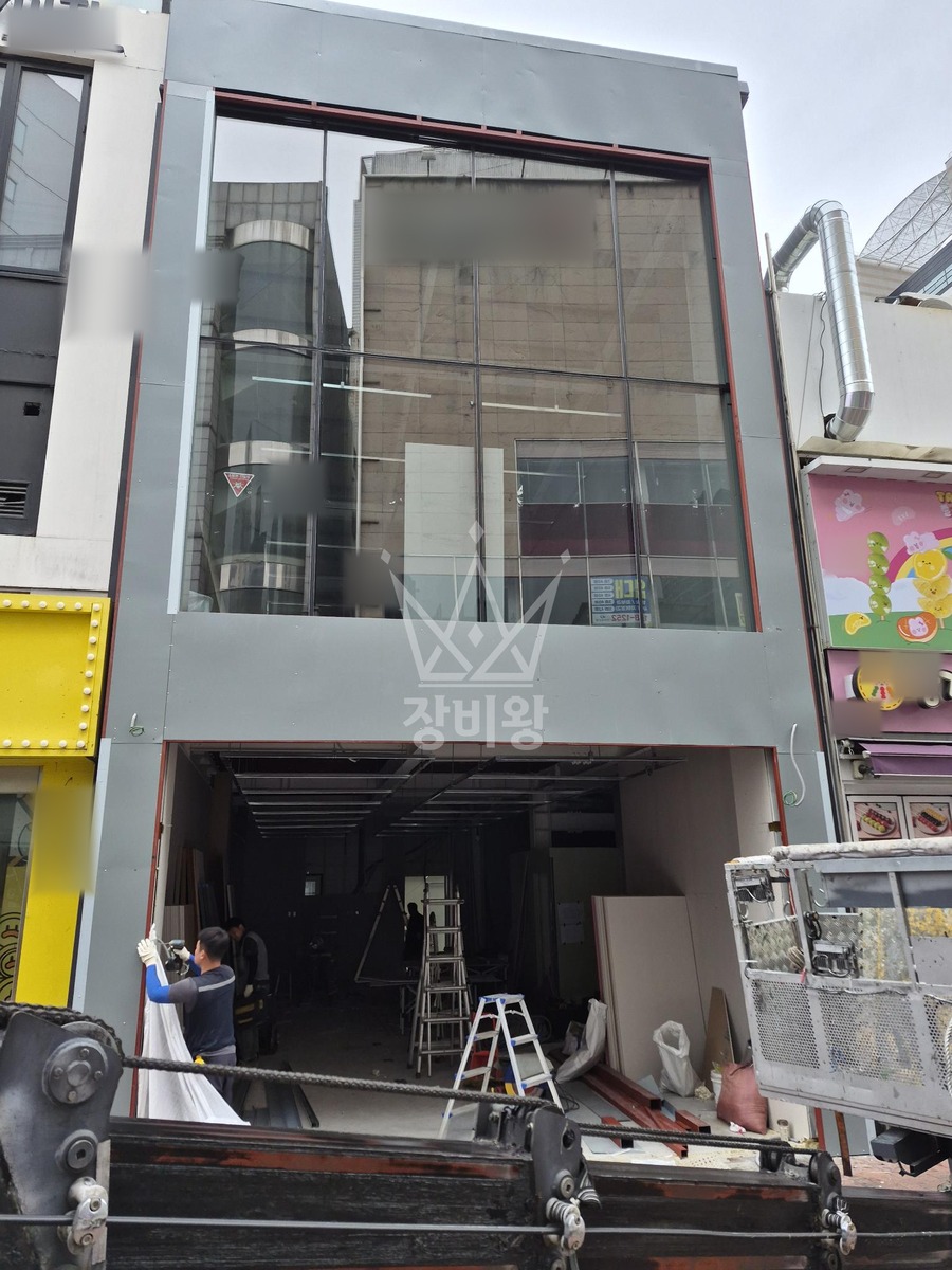 대구 중구 동성로2가 3.5톤 스카이차 작업 현장 도착사진