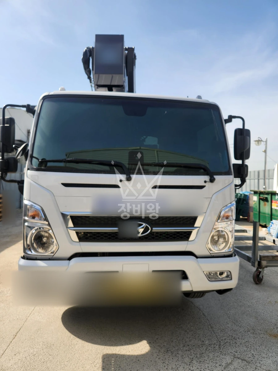 전남광주 광산구 소촌동 3.5톤 스카이차 작업 현장 도착사진