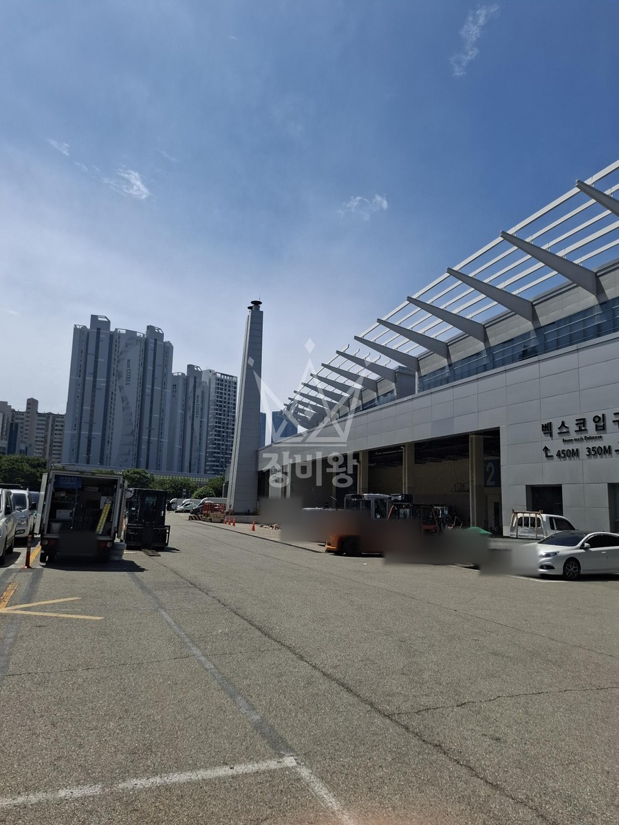 부산 해운대구 우동 3.5톤 스카이차 작업 현장 도착사진
