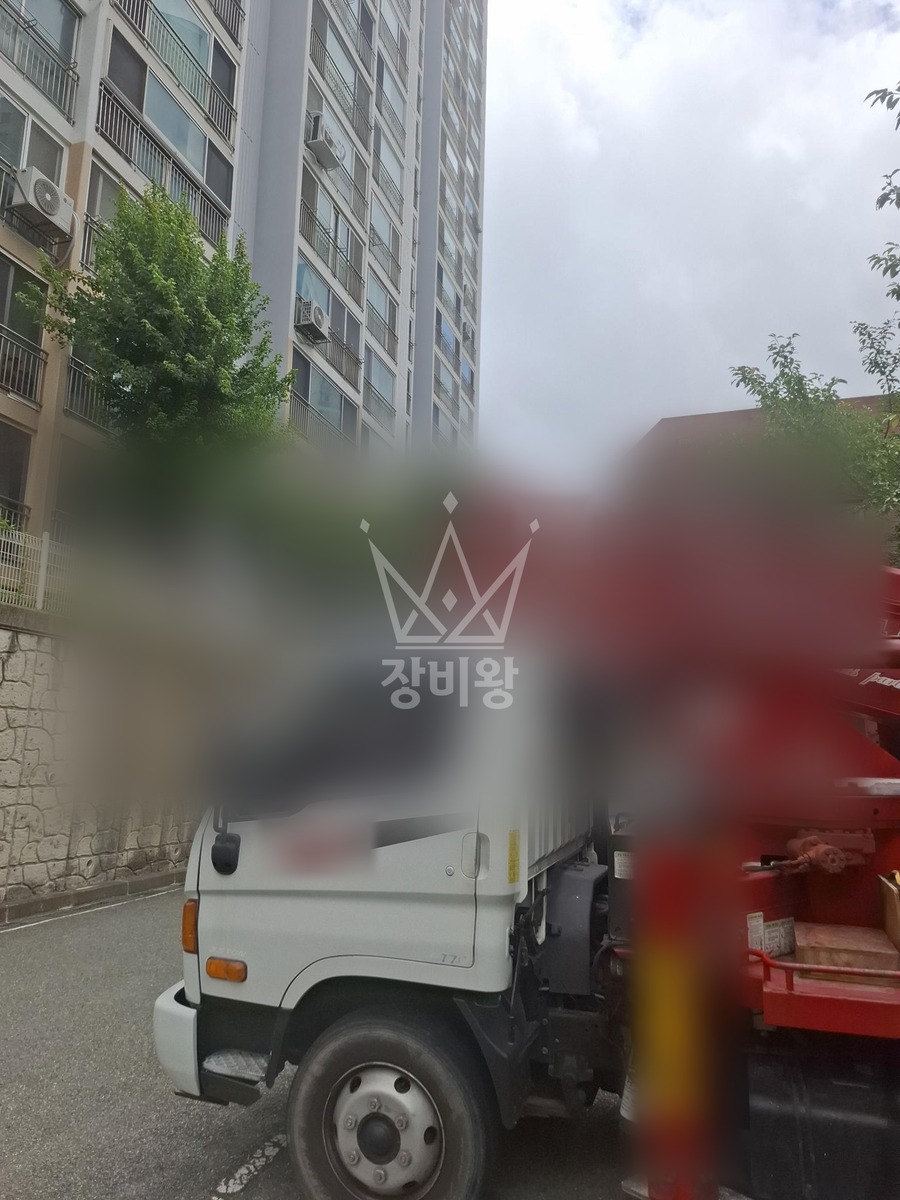 부산 해운대구 우동 3.5톤 스카이차 작업 현장 도착사진