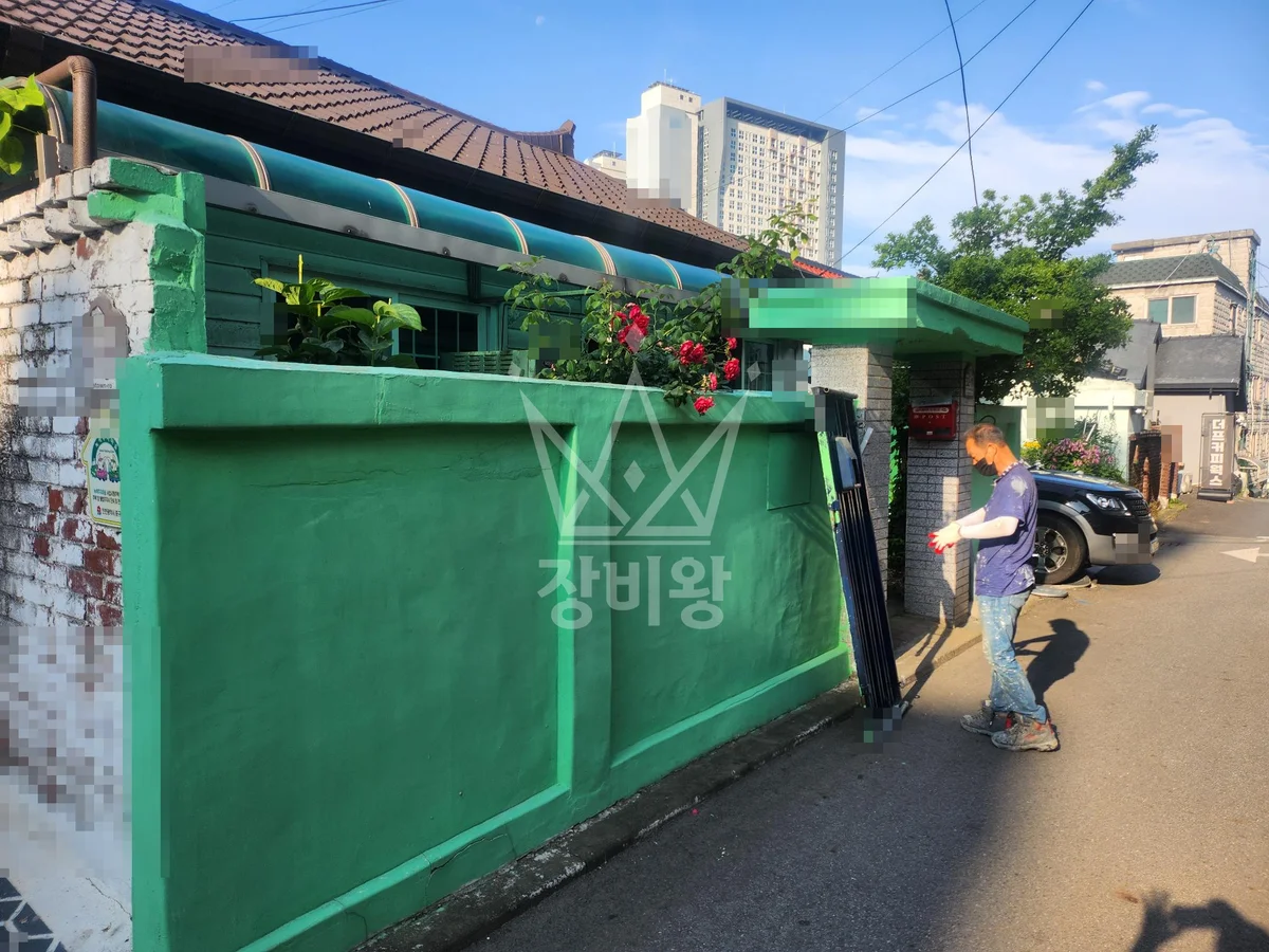 인천 중구 북성동2가 포크레인(굴착기) 작업 현장 도착사진