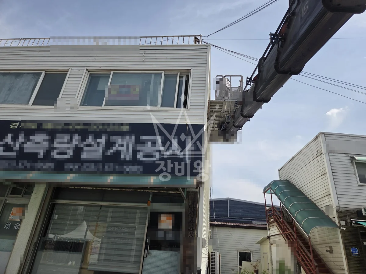 경기 남양주시 진접읍 3.5톤 스카이차 페인트작업 작업사진 1