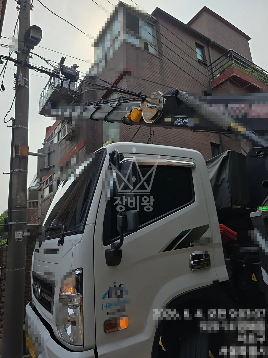 서울 서초구 방배동 3.5톤 스카이차 물받이교체 작업사진 2
