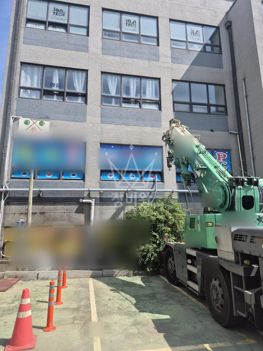 인천 서해구 석남동 13톤 크레인 작업 현장 도착사진