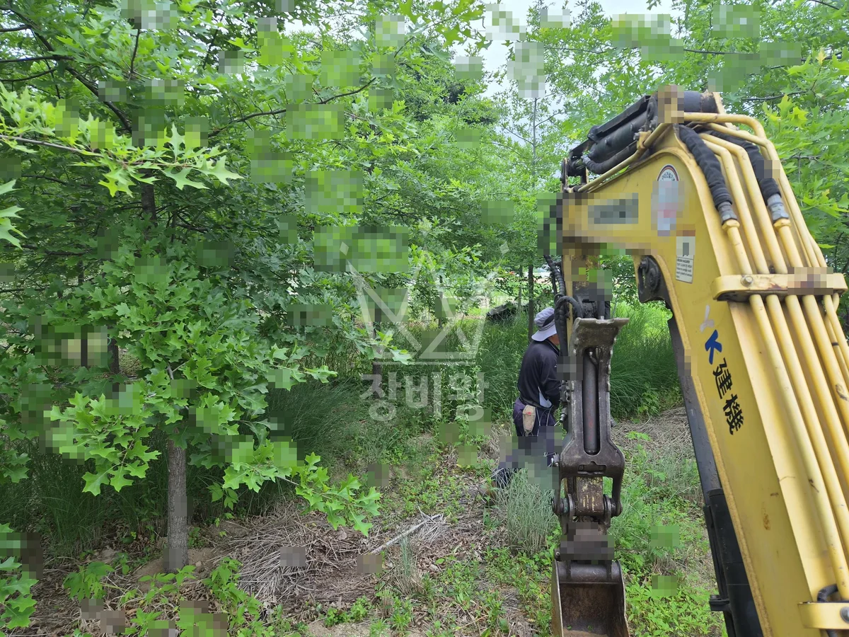 경기 포천시 일동면 포크레인(굴착기) 굴치 작업사진 1