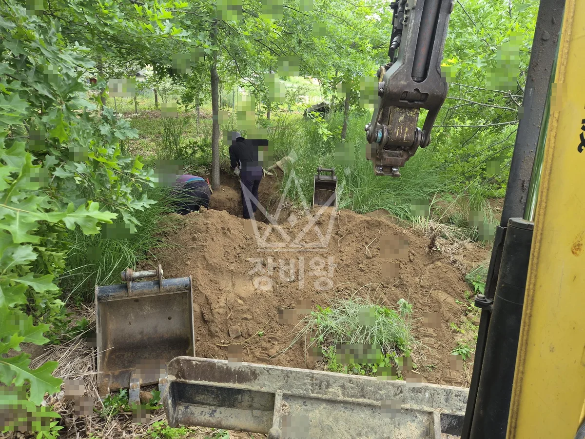 경기 포천시 일동면 포크레인(굴착기) 굴치 작업사진 3
