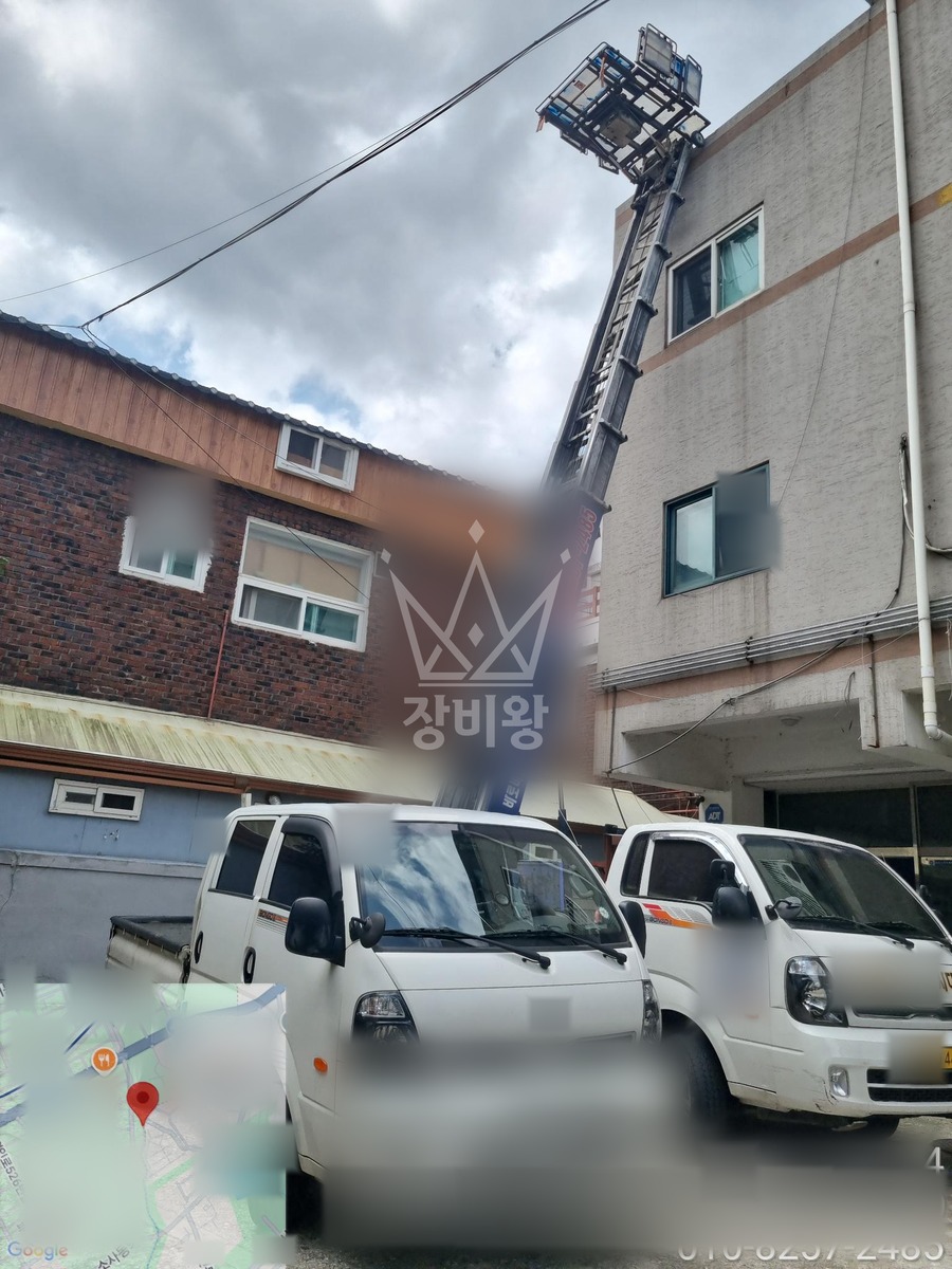 경기 부천시 소사구 괴안동 1톤 사다리차 발코니 화단 읅 하역 작업사진 3