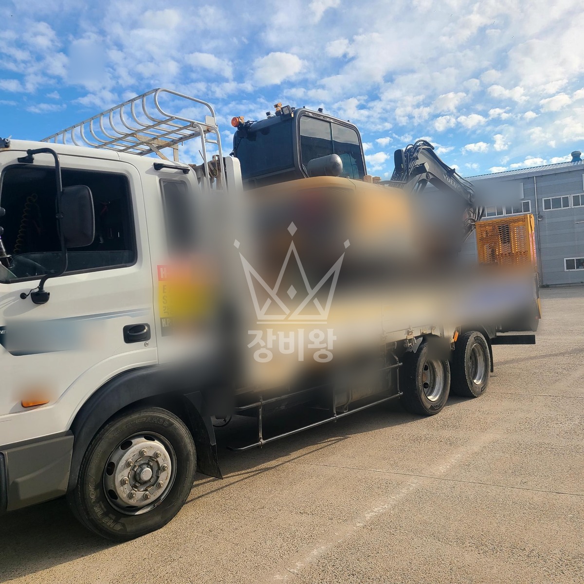 충남 당진시 석문면 포크레인(굴착기) 작업 현장 도착사진