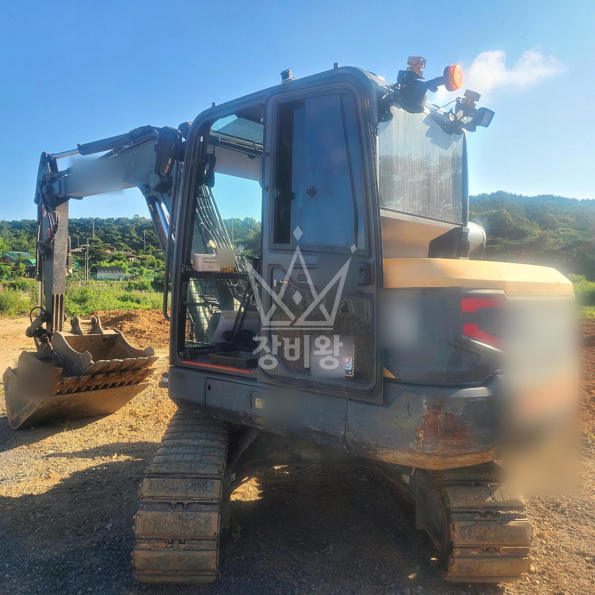 충남 당진시 석문면 포크레인(굴착기) 작업 현장 도착사진