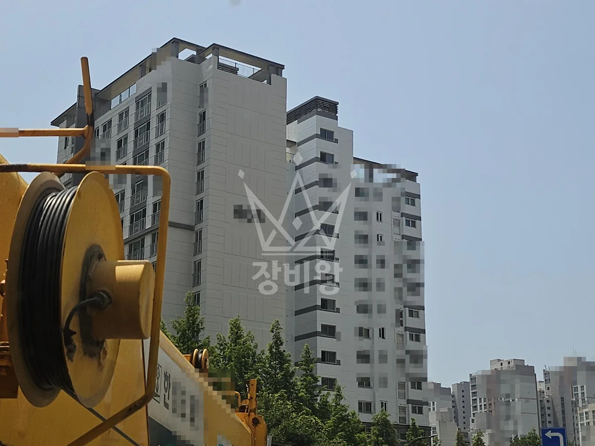 경기 파주시 목동동 25톤 크레인 작업 현장 도착사진