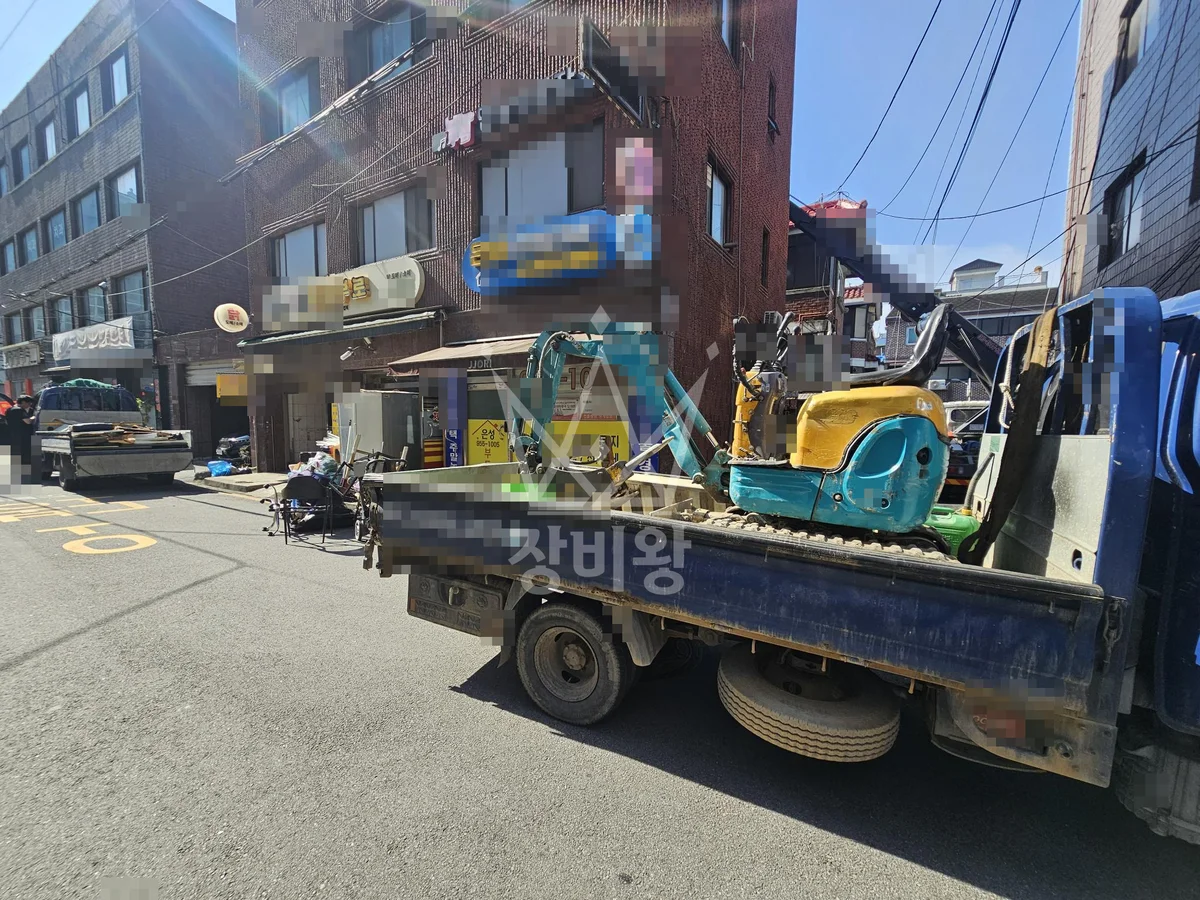 서울 도봉구 도봉동 포크레인(굴착기) 작업 현장 도착사진