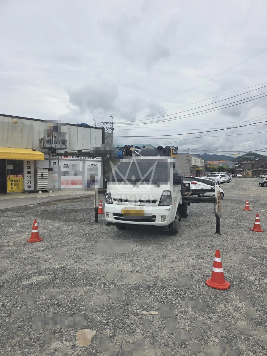 울산 울주군 웅촌면 1톤 스카이차 선로가설 작업사진 1