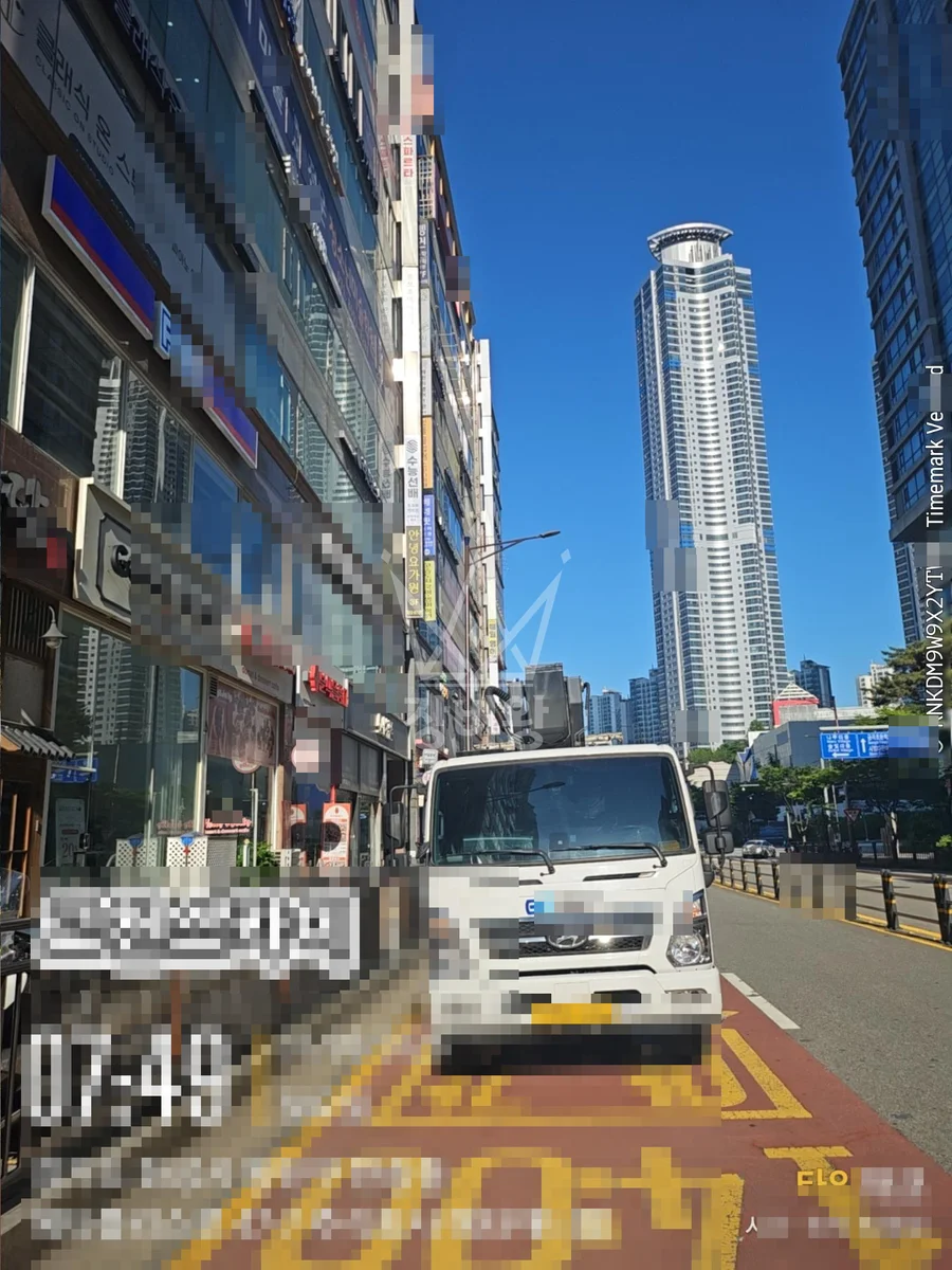 경기 화성시 동탄구 3.5톤 스카이차 작업 현장 도착사진
