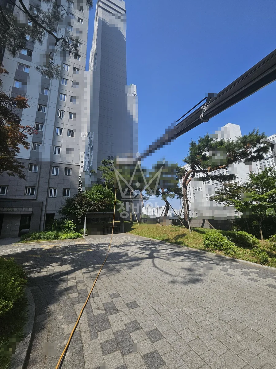 경기 하남시 감이동 3.5톤 스카이차 수목 방재 작업사진 3