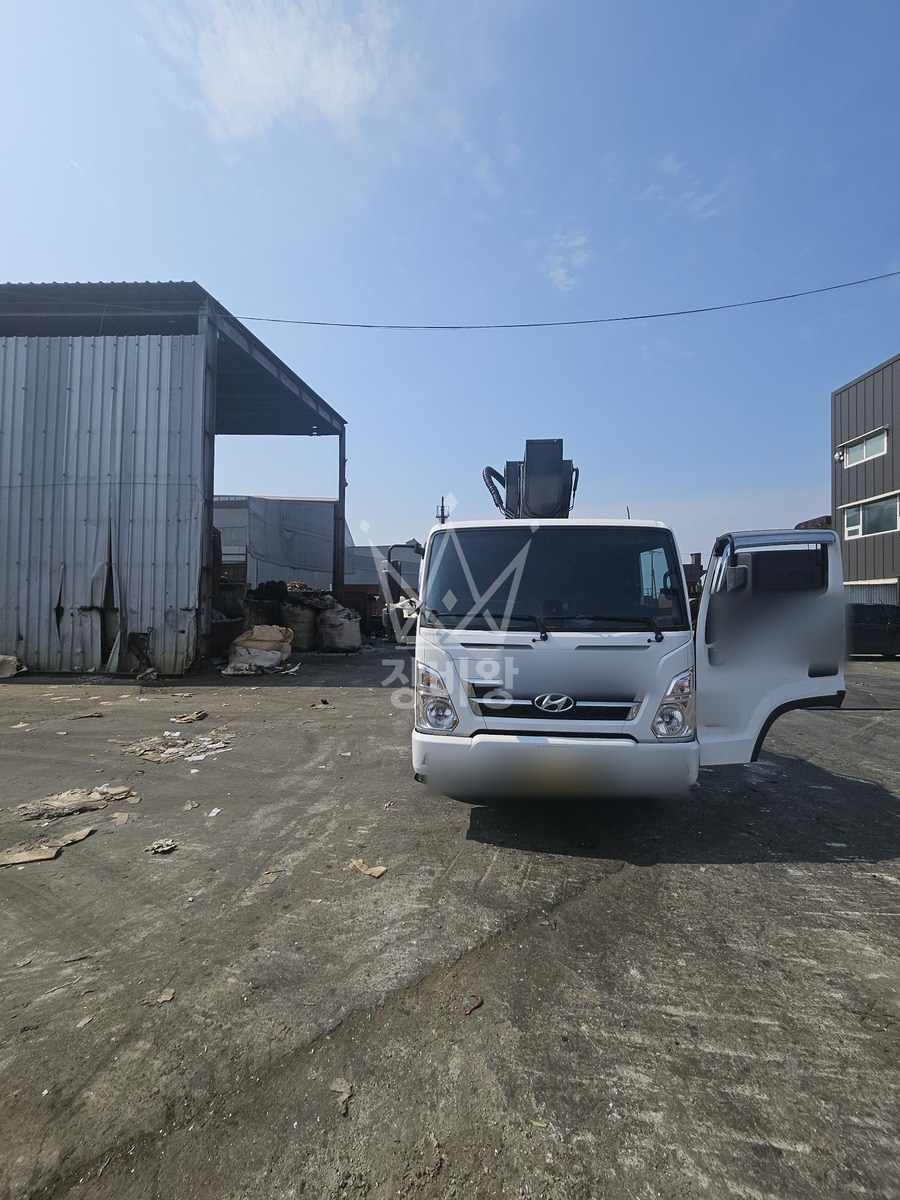 경기 화성시 만세구 3.5톤 스카이차 작업 현장 도착사진