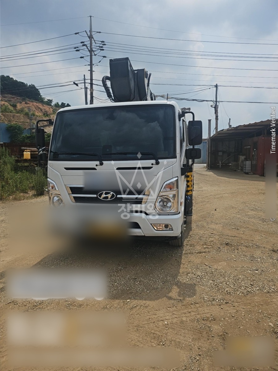 경기 화성시 만세구 남양읍 3.5톤 스카이차 작업 현장 도착사진