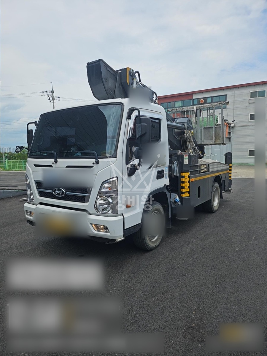 경기 평택시 현덕면 3.5톤 스카이차 작업 현장 도착사진