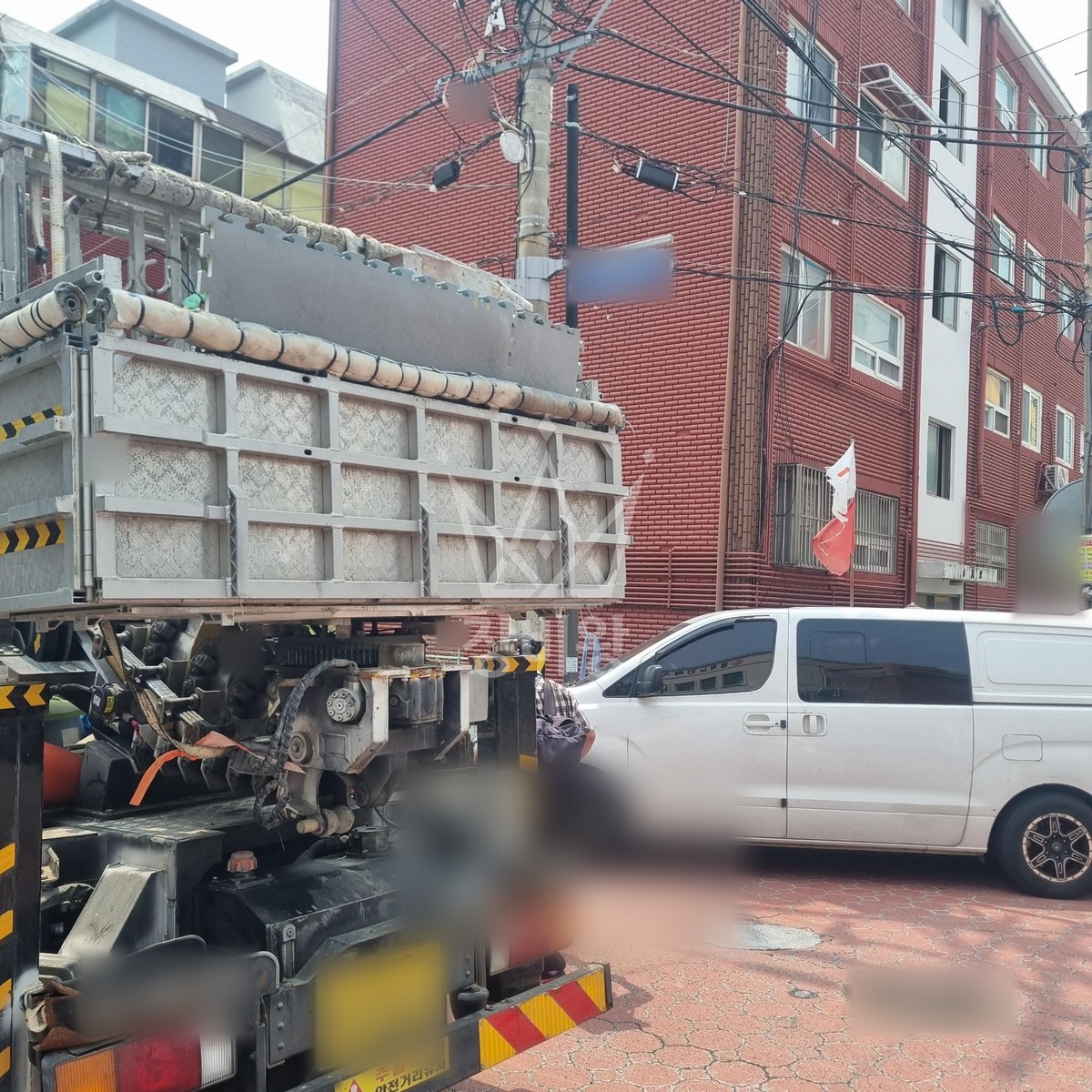 인천 연수구 청학동 3.5톤 스카이차 작업 현장 도착사진