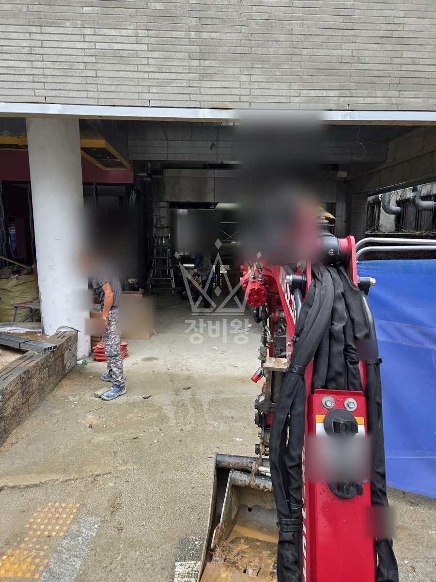 경기 평택시 평택동 포크레인(굴착기) 작업 현장 도착사진