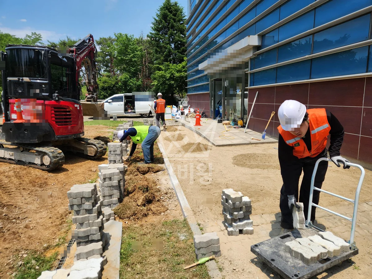 경기 용인시 기흥구 포크레인(굴착기) 되메우기 작업완료사진 1