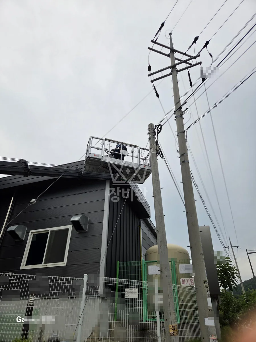 충남 부여군 은산면 3.5톤 스카이차 카메라교체 작업사진 2