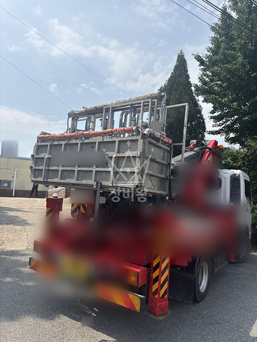 충남 공주시 검상동 3.5톤 스카이차 작업 현장 도착사진