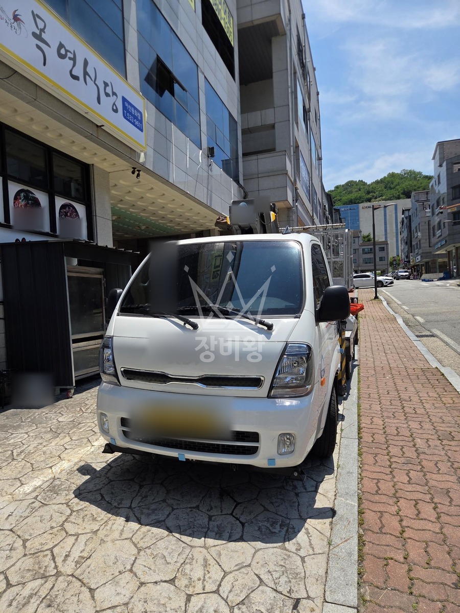 충남 아산시 용화동 3.5톤 스카이차 작업 현장 도착사진