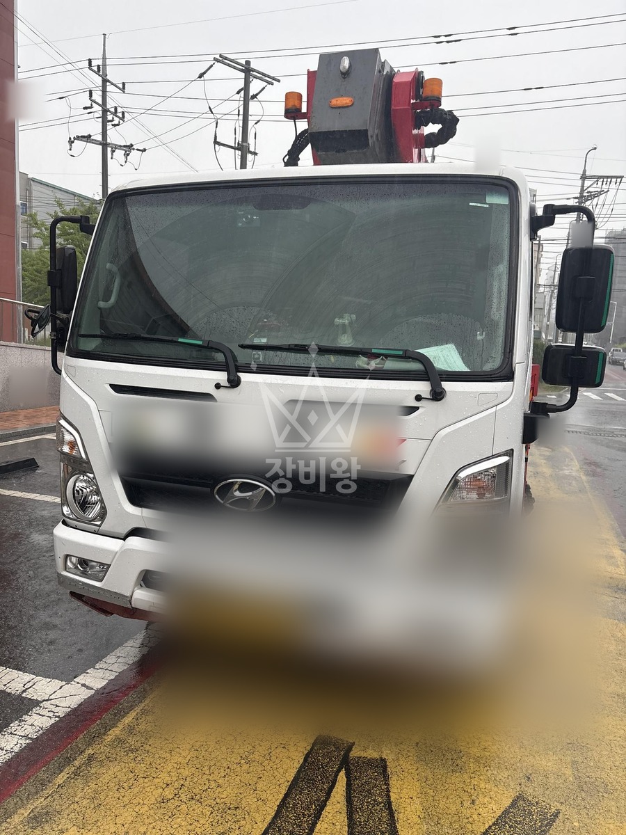 충북 청주시 흥덕구 봉명동 1톤 스카이차 작업 현장 도착사진