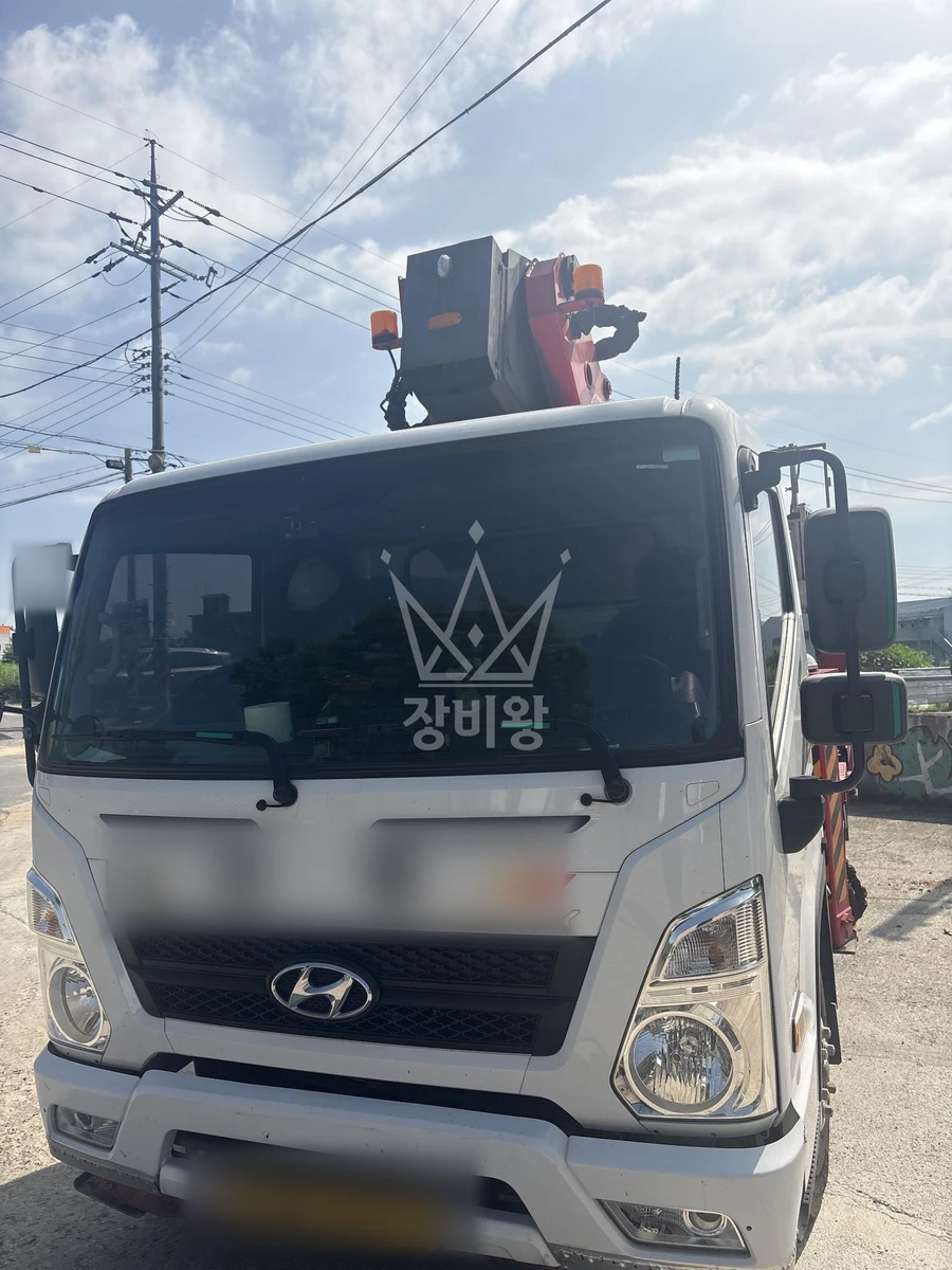 충남 천안시 서북구 직산읍 3.5톤 스카이차 작업 현장 도착사진