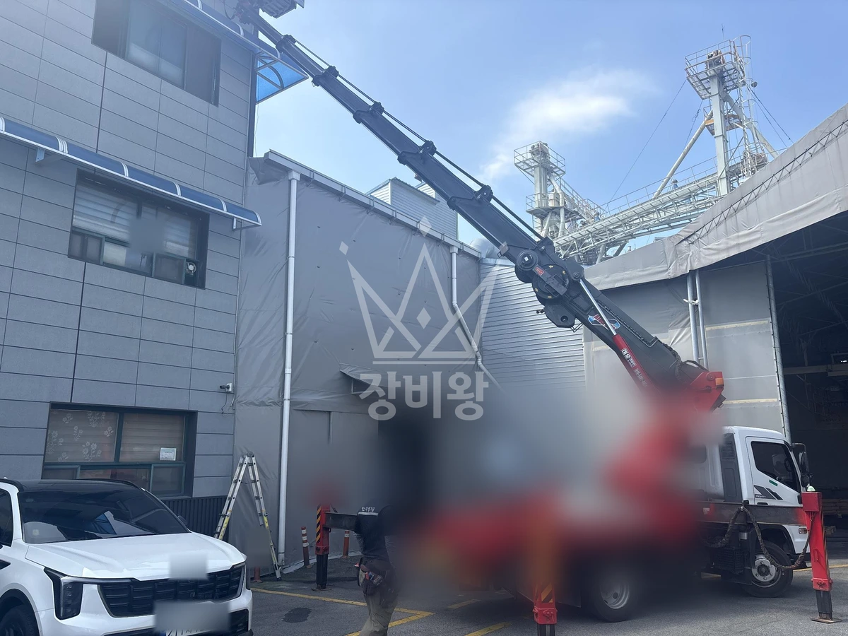 충남 천안시 서북구 직산읍 3.5톤 스카이차 cctv 설치 작업사진 1