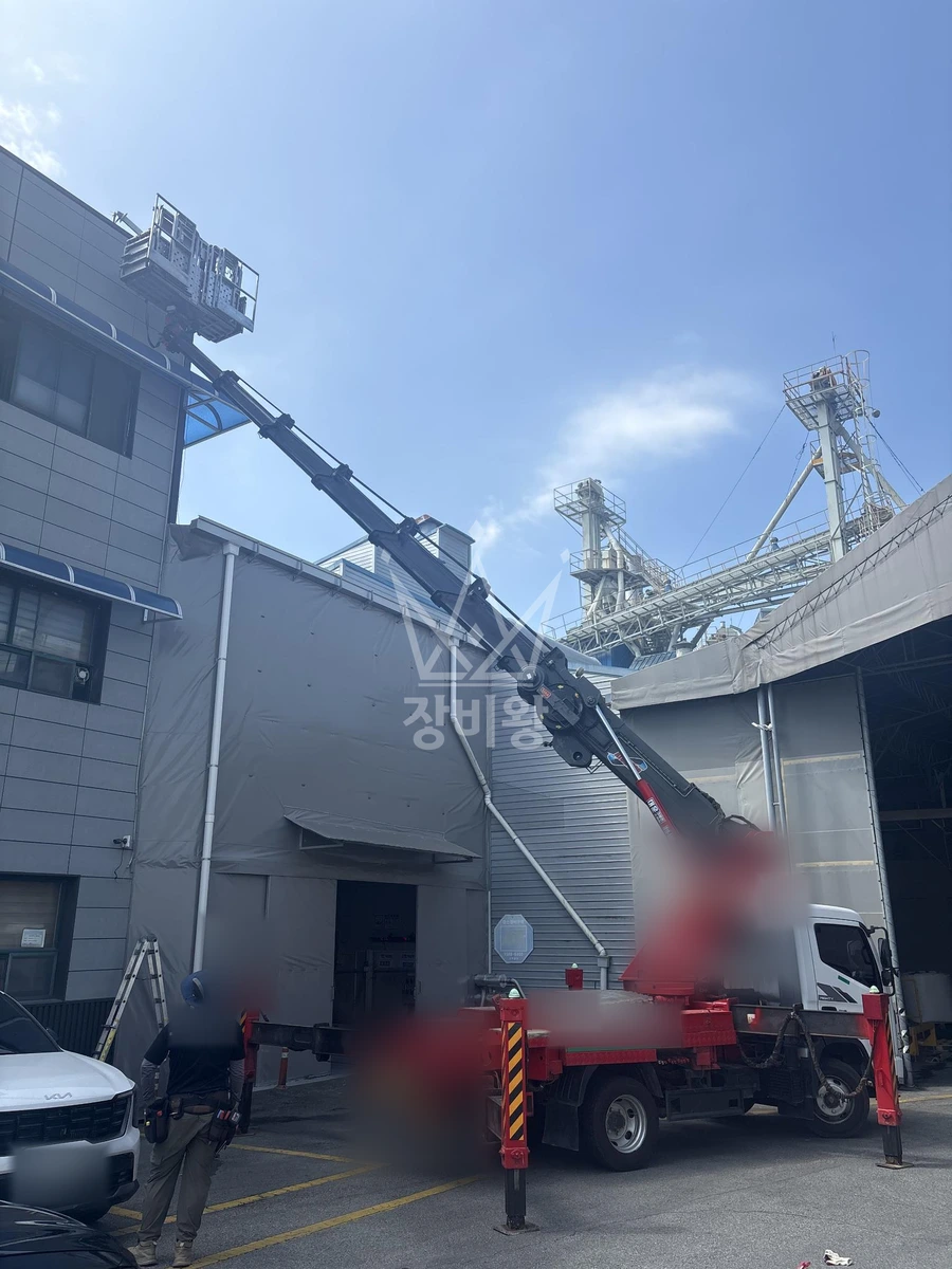 충남 천안시 서북구 직산읍 3.5톤 스카이차 cctv 설치 작업사진 3