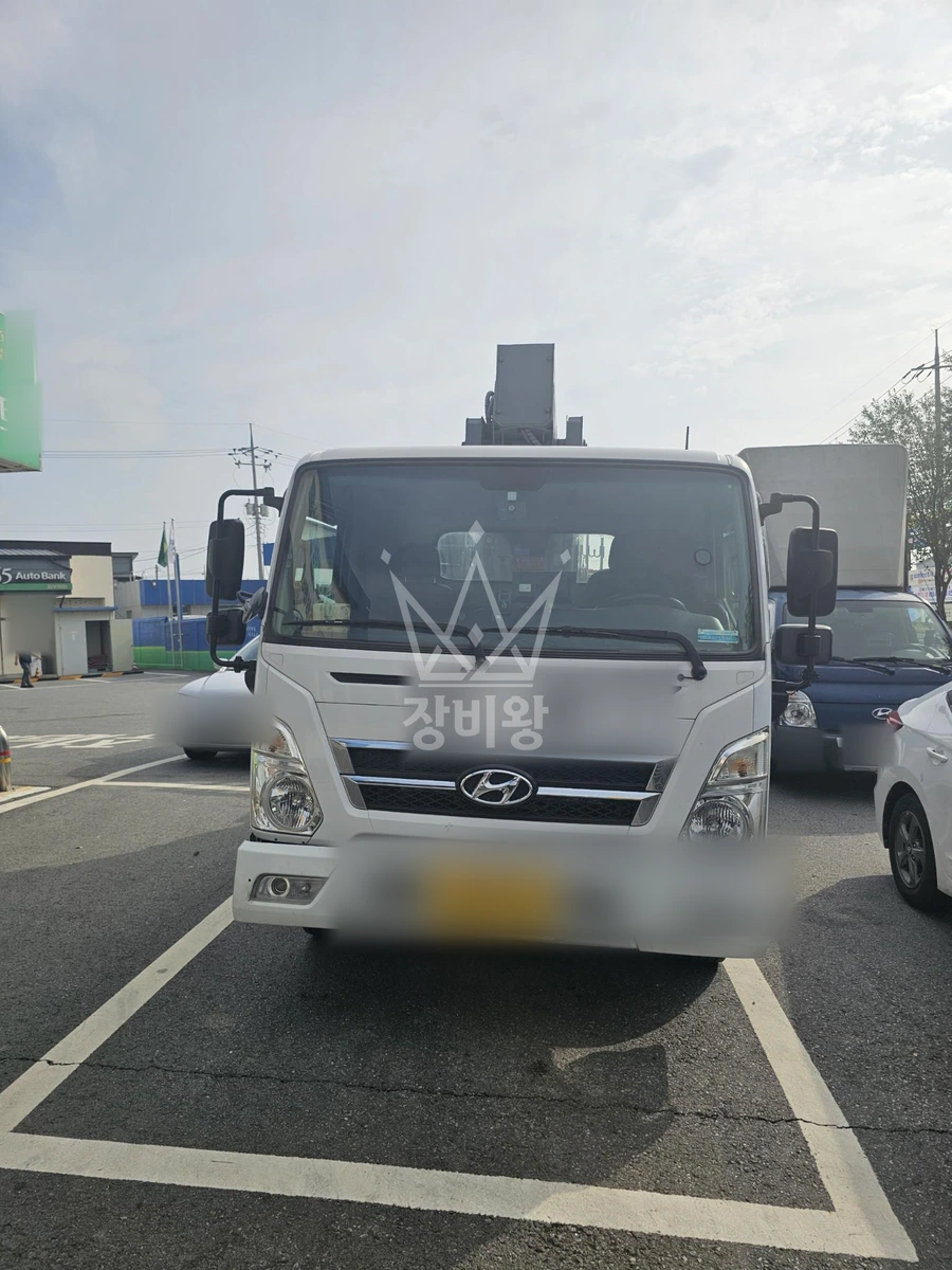 충남 논산시 성동면 3.5톤 스카이차 작업 현장 도착사진