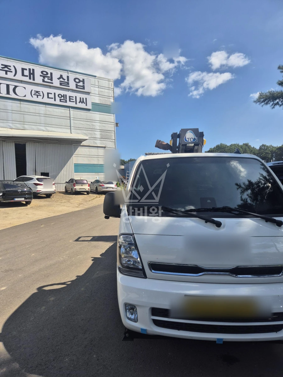 충북 괴산군 사리면 3.5톤 스카이차 cctv 설치 작업완료사진 1