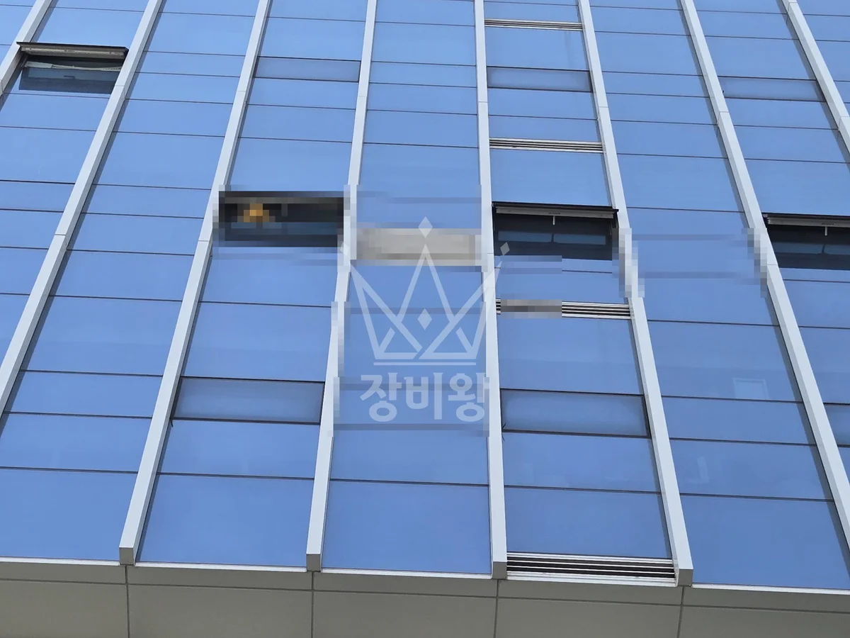 경기 용인시 수지구 1톤 스카이차 유리1장 작업 작업완료사진 1